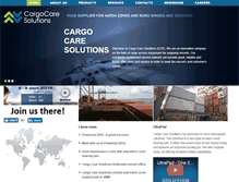 Tablet Screenshot of cargocaresolutions.com